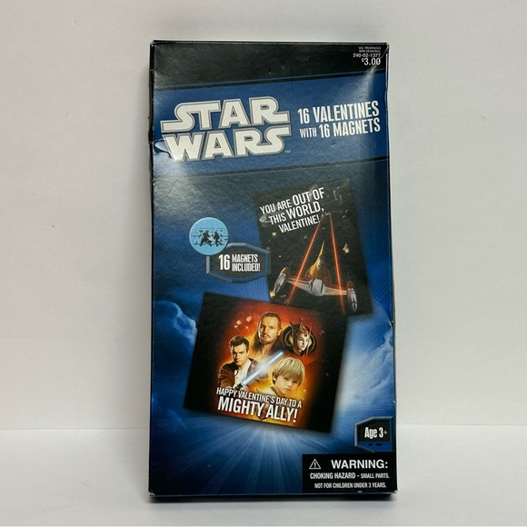 Star Wars Other - Star Wars 16 Valentine's Cards With 16 Magnets 2012 Sealed